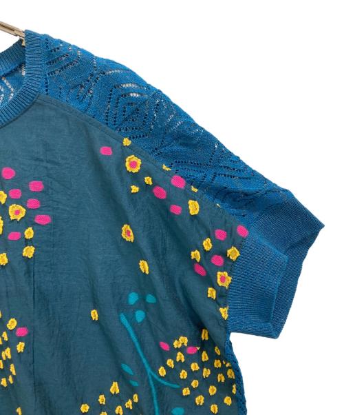 M.&KYOKO（エムアンドキョウコ）M.&KYOKO (エムアンドキョウコ) ブラウス ネイビー サイズ:Freeの古着・服飾アイテム