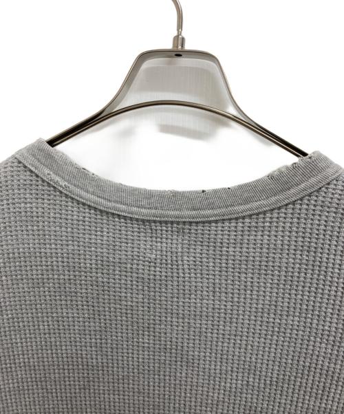 Ron Herman（ロンハーマン）Ron Herman (ロンハーマン) サーマルロングスリーブカットソー グレー サイズ:Sの古着・服飾アイテム