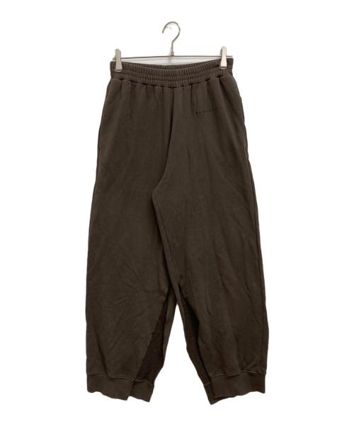 MM6 Maison Margiela（エムエムシックスメゾンマルジェラ）MM6 Maison Margiela (エムエムシックスメゾンマルジェラ) Side Cut Sweatpants ブラウン サイズ:Mの古着・服飾アイテム