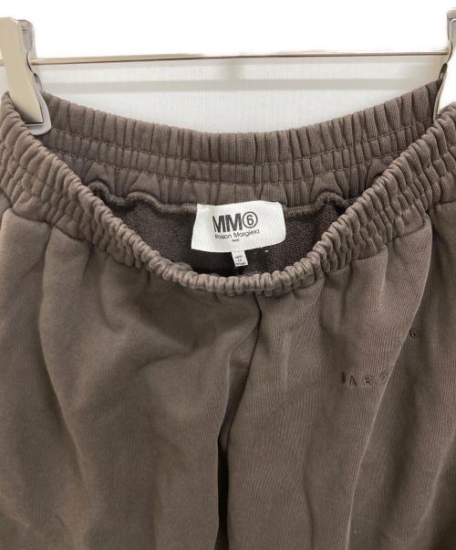 MM6 Maison Margiela（エムエムシックスメゾンマルジェラ）MM6 Maison Margiela (エムエムシックスメゾンマルジェラ) Side Cut Sweatpants ブラウン サイズ:Mの古着・服飾アイテム