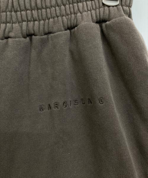 MM6 Maison Margiela（エムエムシックスメゾンマルジェラ）MM6 Maison Margiela (エムエムシックスメゾンマルジェラ) Side Cut Sweatpants ブラウン サイズ:Mの古着・服飾アイテム