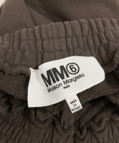 MM6 Maison Margiela（エムエムシックスメゾンマルジェラ）MM6 Maison Margiela (エムエムシックスメゾンマルジェラ) Side Cut Sweatpants ブラウン サイズ:Mの古着・服飾アイテム