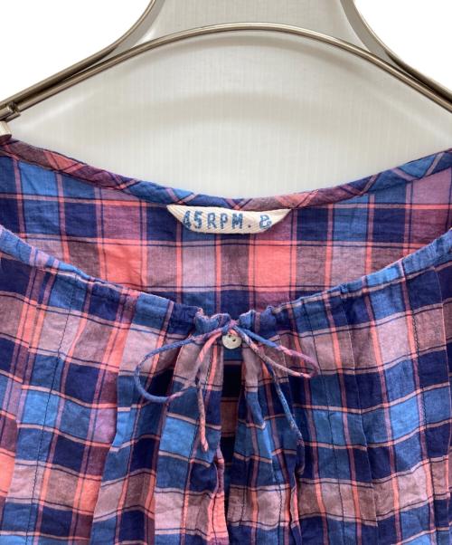 45rpm&（フォーティファイブアールピーエムアンド）45rpm& (フォーティファイブアールピーエムアンド) ブラウス ピンク サイズ:2の古着・服飾アイテム