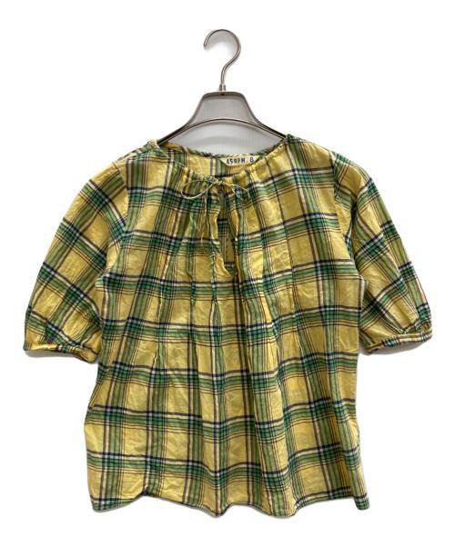 45rpm&（フォーティファイブアールピーエムアンド）45rpm& (フォーティファイブアールピーエムアンド) ブラウス イエロー サイズ:1の古着・服飾アイテム