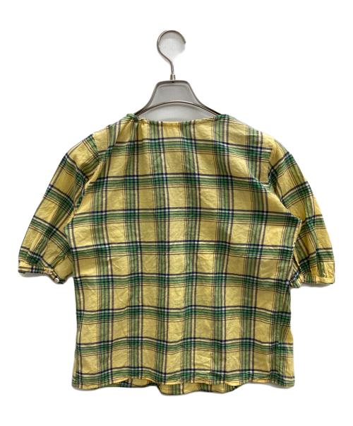 45rpm&（フォーティファイブアールピーエムアンド）45rpm& (フォーティファイブアールピーエムアンド) ブラウス イエロー サイズ:1の古着・服飾アイテム