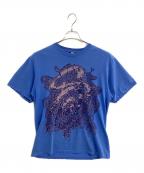 stussyステューシー）の古着「Web Pigment Dyed Tee」｜ブルー