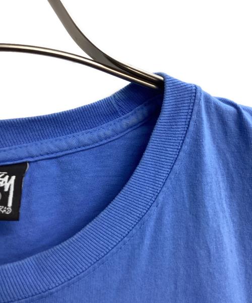stussy（ステューシー）stussy (ステューシー) Web Pigment Dyed Tee ブルー サイズ:Ｍの古着・服飾アイテム