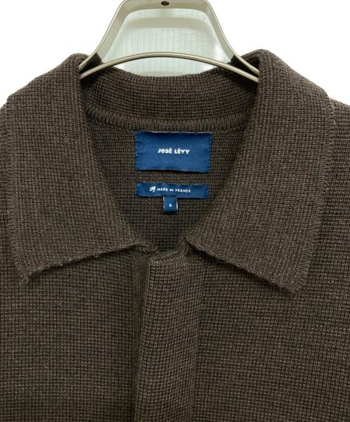 JOSE LEVY（ジョゼ・レヴィ）JOSE LEVY (ジョゼ・レヴィ) ニットジャケット ブラウン サイズ:Sの古着・服飾アイテム