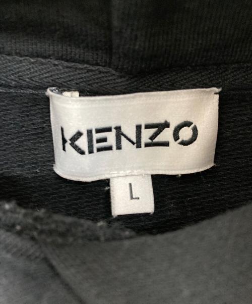 KENZO（ケンゾー）KENZO (ケンゾー) TIGER PATCH HOODIE ブラック サイズ:Lの古着・服飾アイテム