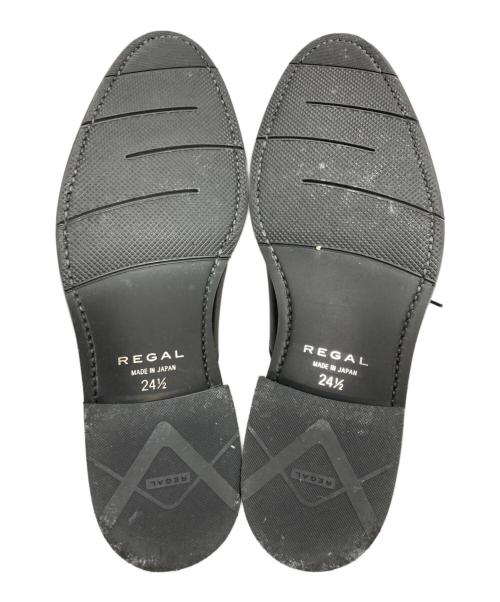 REGAL（リーガル）REGAL (リーガル) ストレートチップシューズ ブラック サイズ:24　１/2の古着・服飾アイテム