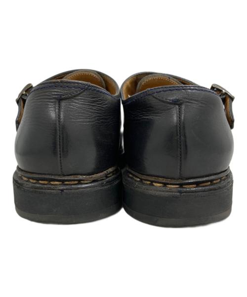PARABOOT（パラブーツ）PARABOOT (パラブーツ) ダブルモンクストラップシューズ ブラック サイズ:7の古着・服飾アイテム