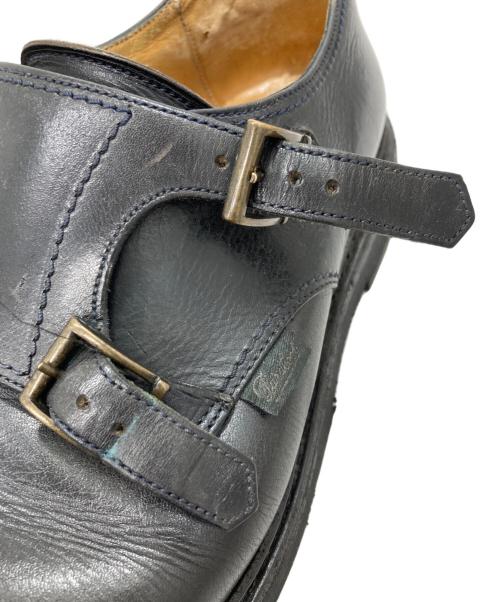 PARABOOT（パラブーツ）PARABOOT (パラブーツ) ダブルモンクストラップシューズ ブラック サイズ:7の古着・服飾アイテム
