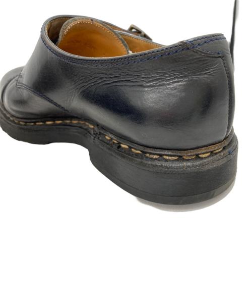 PARABOOT（パラブーツ）PARABOOT (パラブーツ) ダブルモンクストラップシューズ ブラック サイズ:7の古着・服飾アイテム
