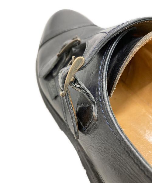 PARABOOT（パラブーツ）PARABOOT (パラブーツ) ダブルモンクストラップシューズ ブラック サイズ:7の古着・服飾アイテム