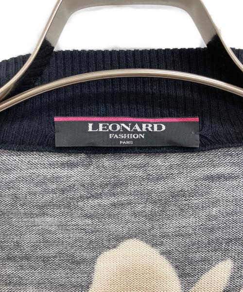 LEONARD（レオナール）LEONARD (レオナール) ニットジャケット ブラック サイズ:Lの古着・服飾アイテム
