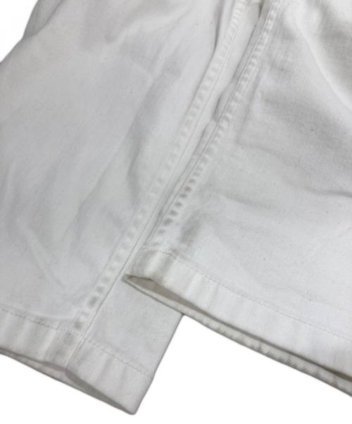 YANUK（ヤヌーク）YANUK (ヤヌーク) ワイドストレートデニムパンツ ホワイト サイズ:25の古着・服飾アイテム