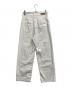 YANUK (ヤヌーク) ワイドストレートデニムパンツ ホワイト サイズ:25：7000円