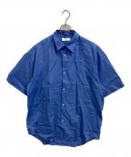 Graphpaperグラフペーパー）の古着「Broad Oversized S/S Regular SH」｜スカイブルー