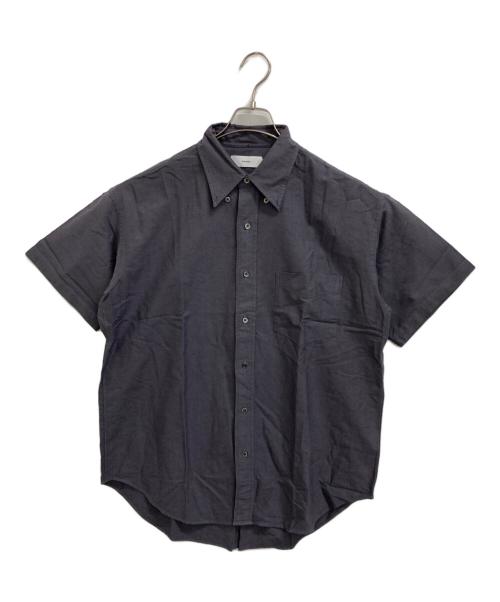 Graphpaper（グラフペーパー）Graphpaper (グラフペーパー) Oxford S/S B.D Shirt グレー サイズ:1の古着・服飾アイテム