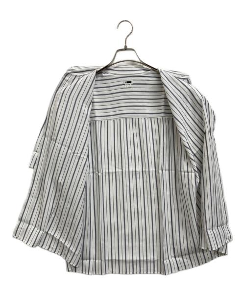 H BEAUTY&YOUTH（エイチ ビューティー&ユース）H BEAUTY&YOUTH (エイチ ビューティー&ユース) 半袖シャツ ホワイト サイズ:Lの古着・服飾アイテム
