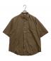 AURALEE（オーラリー）の古着「WASHD FINX TWILL HALF SLEEVED BIG SHIRTS」｜ブラウン