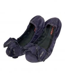 PRADA（プラダ）の古着「パンプス」｜ネイビー