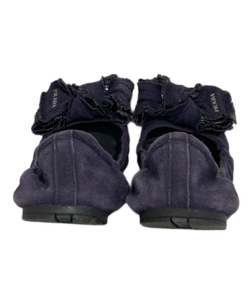 PRADA（プラダ）PRADA (プラダ) パンプス ネイビー サイズ:37 1/2の古着・服飾アイテム