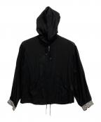 LEONARDレオナール）の古着「シアーパーカー」｜ブラック