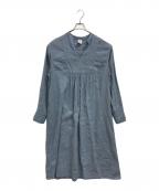 RNA-Nアールエヌエーエヌ）の古着「コットンリネンカフタンワンピース」｜スカイブルー