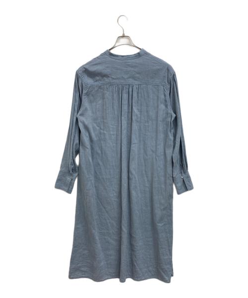 RNA-N（アールエヌエーエヌ）RNA-N (アールエヌエーエヌ) コットンリネンカフタンワンピース スカイブルー サイズ:Mの古着・服飾アイテム