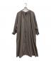 RNA Inc (アールエヌエー) コットンリネンジャガードストライプワンピース グレー サイズ:M：3500円