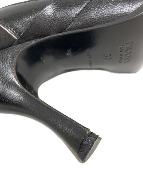 PRADA（プラダ）PRADA (プラダ) パンプス ブラック サイズ:23.5の古着・服飾アイテム