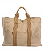 HERMESエルメス）の古着「トートバッグ」｜ベージュ