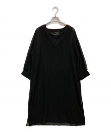 INGEBORG（インゲボルグ）の古着「シアーワンピース」｜ブラック