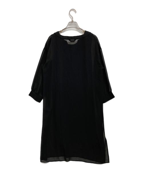 INGEBORG（インゲボルグ）INGEBORG (インゲボルグ) シアーワンピース ブラック サイズ:表記なしの古着・服飾アイテム