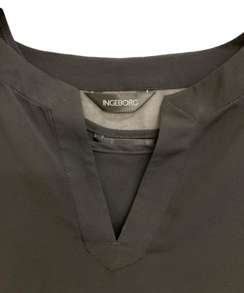 INGEBORG（インゲボルグ）INGEBORG (インゲボルグ) シアーワンピース ブラック サイズ:表記なしの古着・服飾アイテム