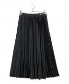 INGEBORGインゲボルグ）の古着「プリーツスカート」｜ブラック
