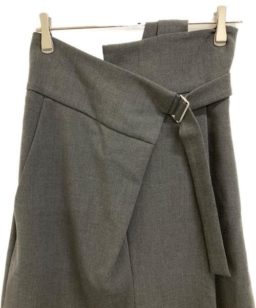 ENFOLD（エンフォルド）ENFOLD (エンフォルド) ワイドパンツ グレー サイズ:38の古着・服飾アイテム