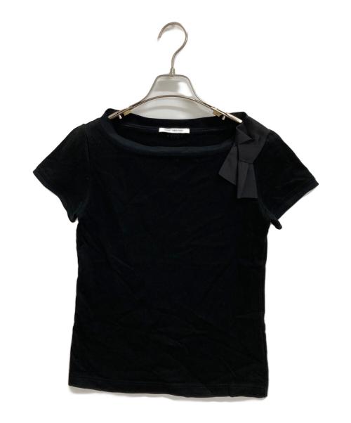 FOXEY NEWYORK（フォクシーニューヨーク）FOXEY NEWYORK (フォクシーニューヨーク) Tシャツ ブラック サイズ:38の古着・服飾アイテム