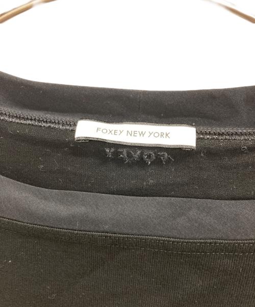 FOXEY NEWYORK（フォクシーニューヨーク）FOXEY NEWYORK (フォクシーニューヨーク) Tシャツ ブラック サイズ:38の古着・服飾アイテム