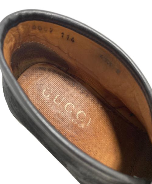 GUCCI（グッチ）GUCCI (グッチ) チャッカーブーツ ブラック サイズ:25.5の古着・服飾アイテム