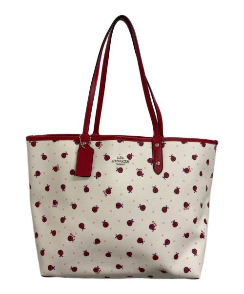 COACH（コーチ）COACH (コーチ) バッグ ホワイトの古着・服飾アイテム