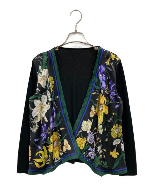 Diagram（ダイアグラム）Diagram (ダイアグラム) 切替カーディガン ブラック サイズ:36の古着・服飾アイテム