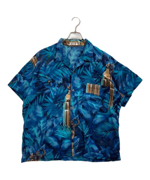 I.S.（アイエス）I.S. (アイエス) アロハシャツ ブルー サイズ:表記なしの古着・服飾アイテム