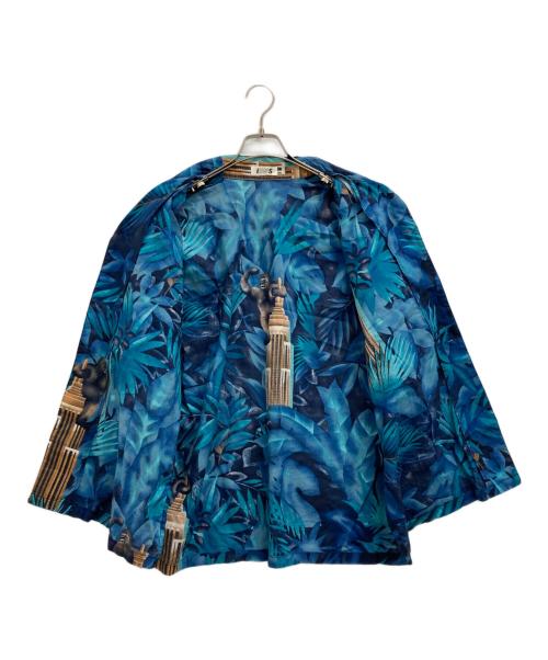 I.S.（アイエス）I.S. (アイエス) アロハシャツ ブルー サイズ:表記なしの古着・服飾アイテム