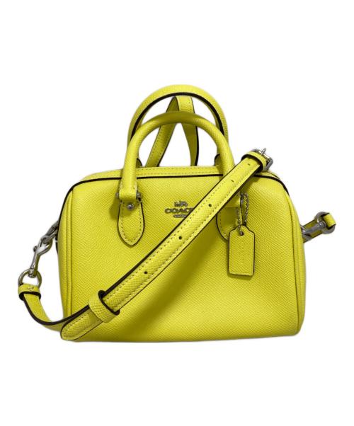 COACH（コーチ）COACH (コーチ) ミニローアンクロスボディ 2WAY イエローの古着・服飾アイテム