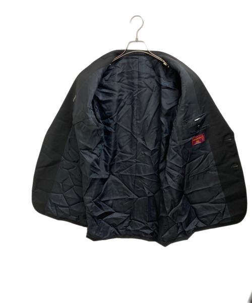 ERMENEGILDO ZEGNA（エルメネジルド・ゼニア）Ermenegildo Zegna (エルメネジルド・ゼニア) セットアップスーツ ブラック サイズ:2の古着・服飾アイテム