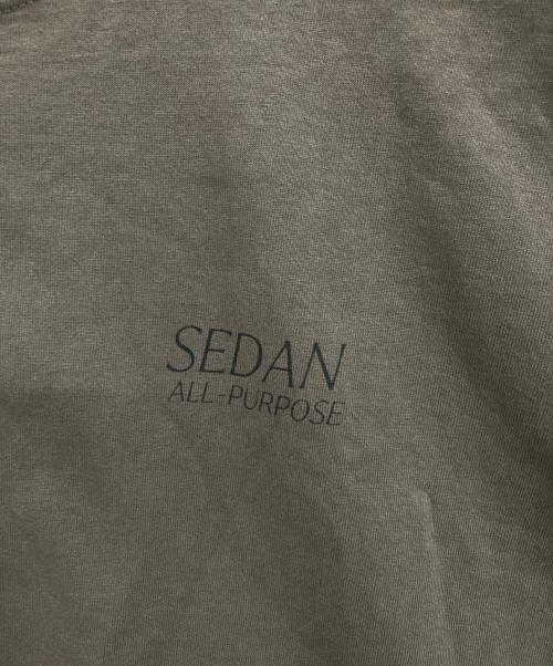 SEDAN ALL-PURPOSE（セダンオールパーパス）SEDAN ALL-PURPOSE (セダンオールパーパス) GARMENT DYED S/S TEE ブラウン サイズ:Lの古着・服飾アイテム