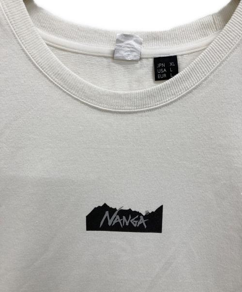 NANGA（ナンガ）NANGA (ナンガ) エコハイブリッドMTロゴティー ホワイト サイズ:ＸＬの古着・服飾アイテム