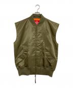 Vivienne Westwood RED LABELヴィヴィアンウエストウッドレッドレーベル）の古着「中綿ベスト」｜カーキ